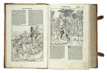 (NUREMBERG CHRONICLE.) Schedel, Hartmann. Liber Cronicarum cum Figuris et Ymaginibus ab Inicio Mundi.